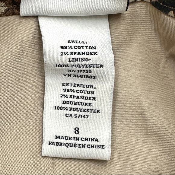 NEW - ALTUZARRA for Target women's pencil animal snake print size 8 - Picture 4 of 11